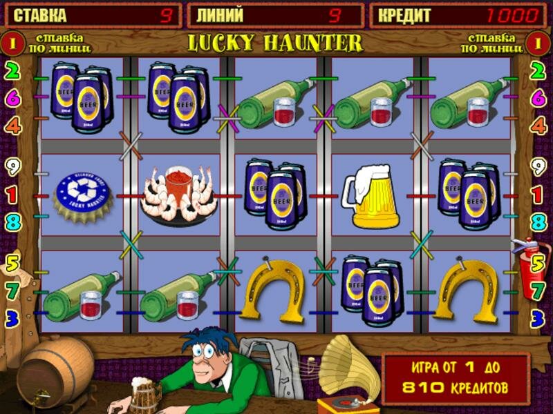 Грати Безкоштовно або на Гроші в Гральний Автомат Lucky Haunter