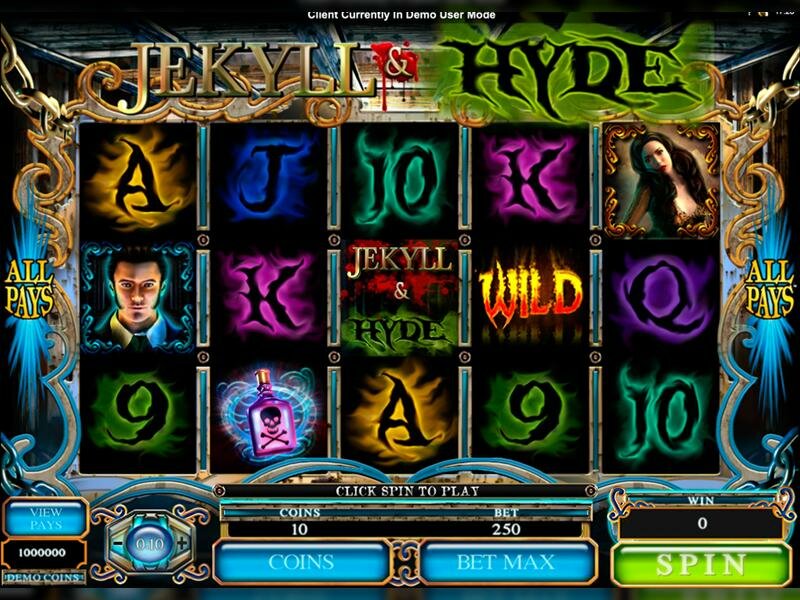 Грати Безкоштовно або на Гроші в Гральний Автомат Jekyll And Hyde