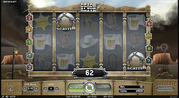 Грати Безкоштовно або на Гроші в Гральний Автомат Dead Or Alive