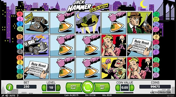 Играть Бесплатно или на деньги в игровые автоматы Jack Hammer